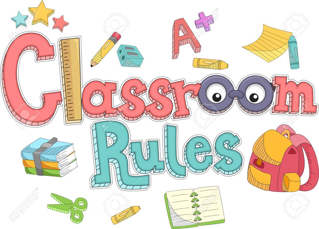 Clipart Of Classroom Rules 101 Clip Art - Riset